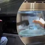 Kako odstraniti posušeno maščobo iz mikrovalovne pečice v 5 minutah: